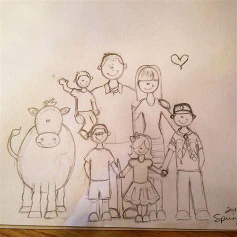 dibujos de familia faciles|dibujos cool faciles.